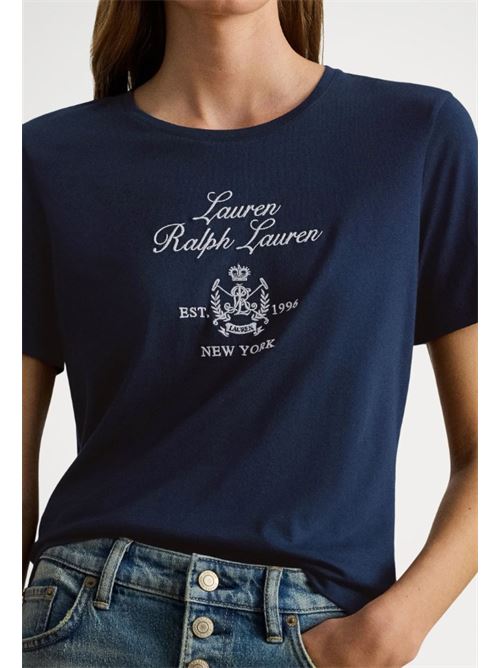 200p03725001 LAUREN RALPH LAUREN | KATLIN-SHORT SLEEVE.NAVY